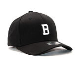 Kšiltovka State of WOW Bravo SC9201-990B Baseball Cap Crown 2 Black/White Strapback