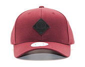 Kšiltovka UPFRONT Off Spring Baseball Cap Bordeaux/Black Strapback