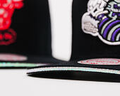 Kšiltovka Mitchell & Ness Dark Hologram II Charlotte Hornets Black Snapback