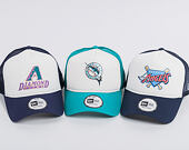 Kšiltovka New Era Coast 2 Coast Anaheim Angels 9FORTY A-FRAME TRUCKER  Official Team Color