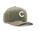 Kšiltovka New Era   Pre Curved  Chicago Cubs 9FIFTY Snapback New Olive / Optic White