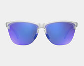 Sluneční Brýle Oakley Frogskins Lite Matte Clear/Violet Iridium OO9374-0363
