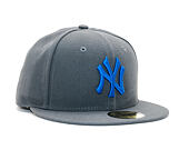 Kšiltovka New Era League Essential New York Yankees 59FIFTY Grey Heather/Light Royal