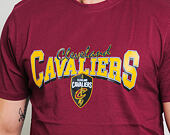 Triko New Era NBA Team Apparel Tee Cleveland Cavaliers Cardinal