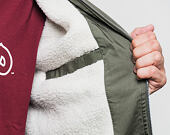 Bunda New Era Branded Sherpa Bomber New Olive