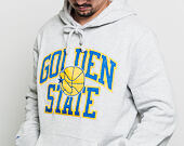 Mikina S Kapucí Mitchell & Ness Play Off Win Hoody Golden State Warriors Grey