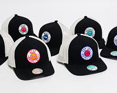 Kšiltovka Mitchell & Ness Patch 110 Flex-Snap SB Miami Heat Black/White Snapback