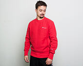 Mikina Champion Crewneck Sweatshirt Mini Classic Logo Red