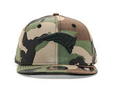 Dětská Kšiltovka New Era 9FIFTY Camo New England Patriots Youth Woodland Camo/Black Snapback