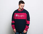 Mikina Champion Reverse Weave Crewneck Pullover Navy/Red
