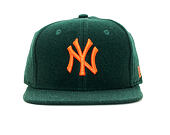 Kšiltovka New Era 9FIFTY New York Yankees Original Fit Winter Utility Melton Dark Green/Orange Snapb