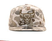 Kšiltovka New Era 9FIFTY Chicago Bulls Original Fit Light Green Camo/Black Snapback