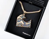 Pozlacený Řetízek King Ice The Great Wave Necklace