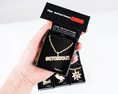 Pozlacený Řetízek King Ice Notorious B.I.G. "Notorious" Necklace