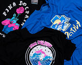 Triko Pink Dolphin Concrete Rose Tee Black