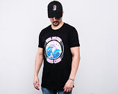 Triko Pink Dolphin Club Crest Tee Black