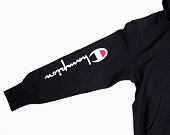 Mikina Champion Hooded Half Zip Sweatshirt Brushed Fleece Black
