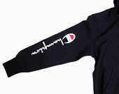 Mikina Champion Hooded Half Zip Sweatshirt Brushed Fleece Black