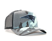 Kšiltovka New Era A-Frame Trucker New England Patriots Camo Essential Navy Camo Snapback