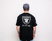 Triko New Era Oakland Raiders Oversized Super Bowl Tee Black