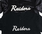Bunda New Era Oakland Raiders Satin Coaches Jacket Black