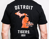 Triko New Era Detroit Tigers State Map Tee Black