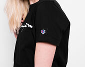 Dámské Prodloužené Triko Champion Crewneck T-Shirt Black 111237 KK001
