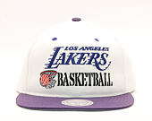 Kšiltovka Mitchell & Ness Los Angeles Lakers Dunk Off White Snapback