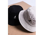 Klobouk Kangol Washed Bucket Black