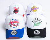 Kšiltovka New Era 9FORTY A-Frame Trucker Philadelphia 76ers Neoprene White/Royal/Fade Red
