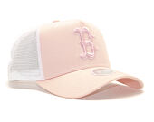 Dámská Kšiltovka New Era 9FORTY A-Frame Trucker Baston Red Sox Essential Peach/White