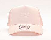 Kšiltovka New Era 9FORTY A-Frame Trucker NYC Seasonal Pink