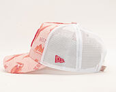 Kšiltovka New Era 9FORTY A-Frame Trucker Boston Red Sox Desert Island Pink/White
