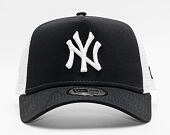 Kšiltovka New Era - MLB Clean 9FORTY Trucker - NY Yankees - Navy / White