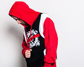 Mikina Pink Dolphin Wave Block Black/Red/White