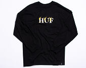 Triko S Dlouhým Rukávem HUF Phoenix Burning Black