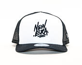 Dětská Kšiltovka New Era 9FORTY Trucker Script Child White / Navy Snapback