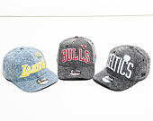 Kšiltovka New Era 9FIFTY Denim Chicago Bulls Black / Team Color Snapback