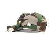 Kšiltovka New Era 9FORTY Military Flower Woodland Camo Strapback