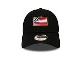 Kšiltovka New Era 9FORTY Flagged Black