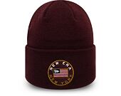 Kulich New Era Flagged Out Cuff Knit Maroon