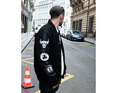 Bunda New Era NBA Patch Varsity Jacket 6 Teams Black