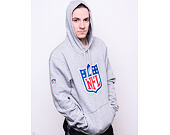 Mikina New Era NFL Logo Po Hoodie Heather Grey