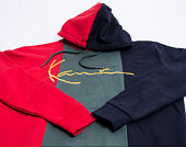Mikina Karl Kani Signature Block Hoodie 6021250 Red/Green/Navy/White