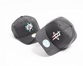 Kšiltovka Mitchell & Ness Houston Rockets 715 Charcoal Heather Team Pop