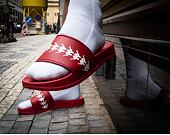 Pantofle Kappa Banda Adam 4 Red/White