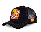 Kšiltovka Capslab Trucker - Looney Tunes - Speedy Gonzales - Black / Yellow