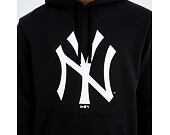 Mikina s kapucí New Era Essential MLB Team Logo Hoody New York Yankees Black