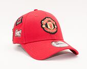 Kšiltovka New Era 9FORTY Side Multi Patch Manchester United Scarlet