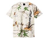 Triko HUF Realtree Peak Logo T-Shirt White